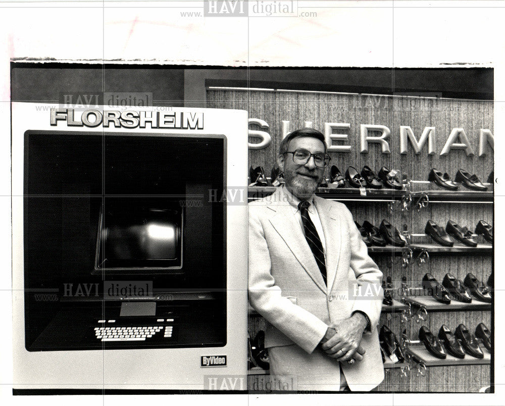 1987 Press Photo Larry Sherman - Historic Images