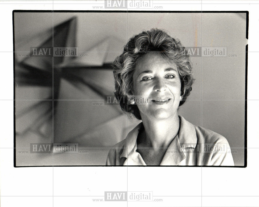 1987 Press Photo Jane Fisher Sherman - Historic Images