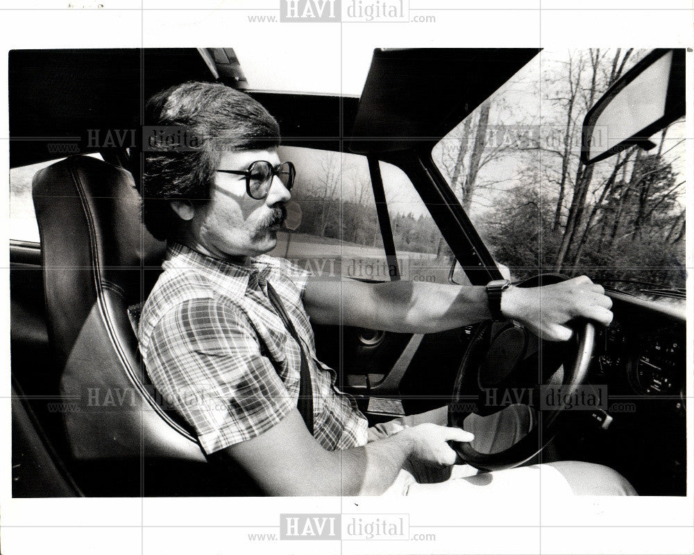 1979 Press Photo Don Sherman Editor Porsche - Historic Images