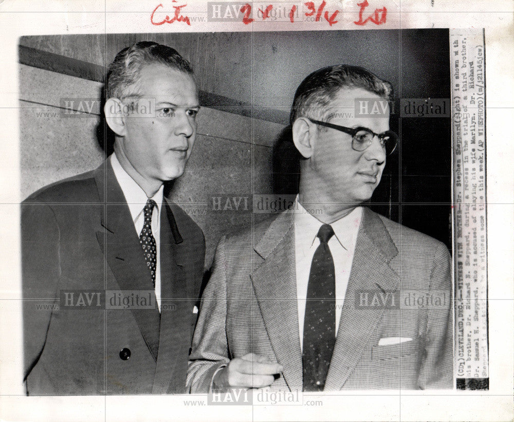 1954 Press Photo crime, sheppard - Historic Images