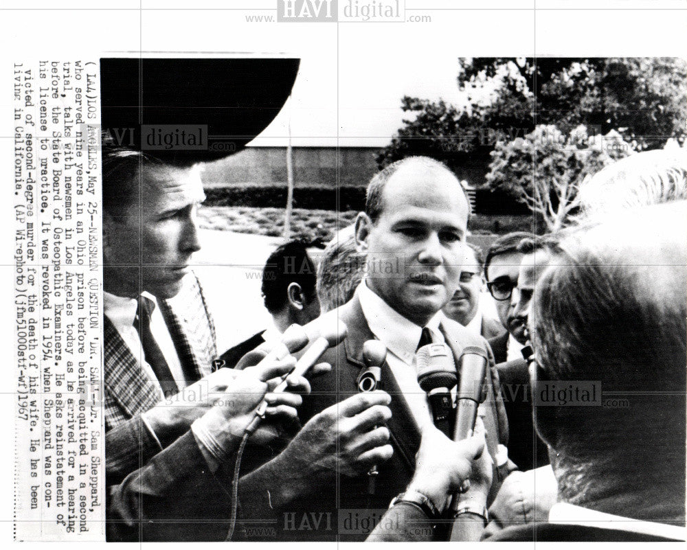 1967 Press Photo Dr. Samuel Holmes Sheppard - Historic Images