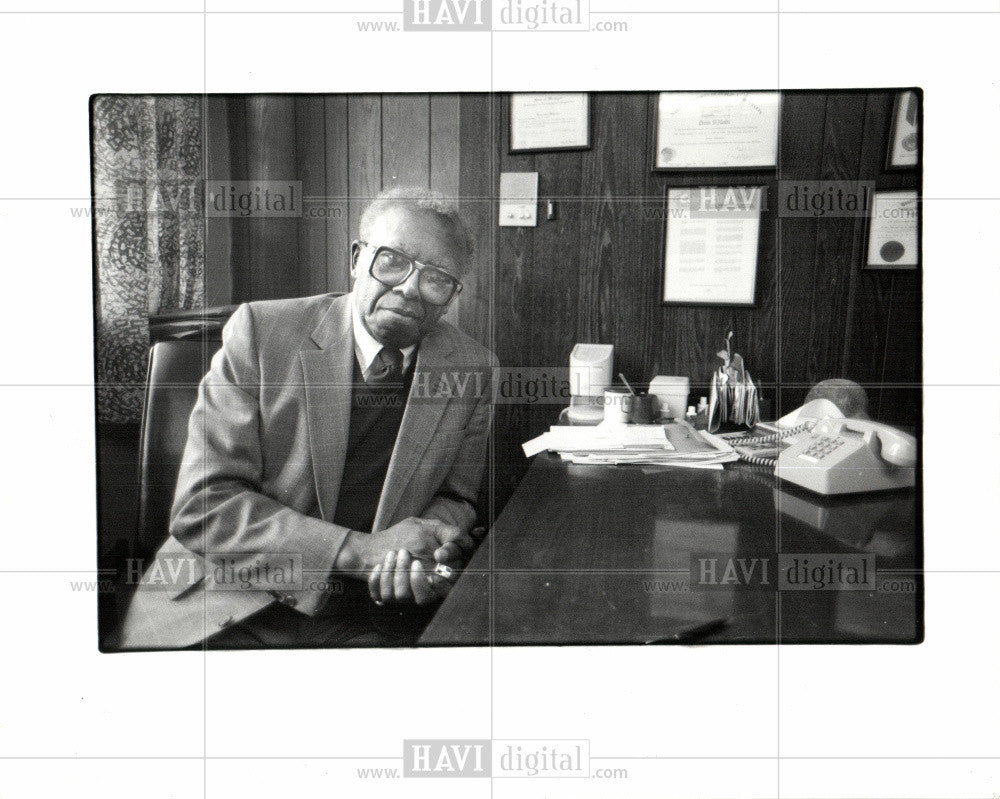 1985 Press Photo Horace Sheffield - Historic Images