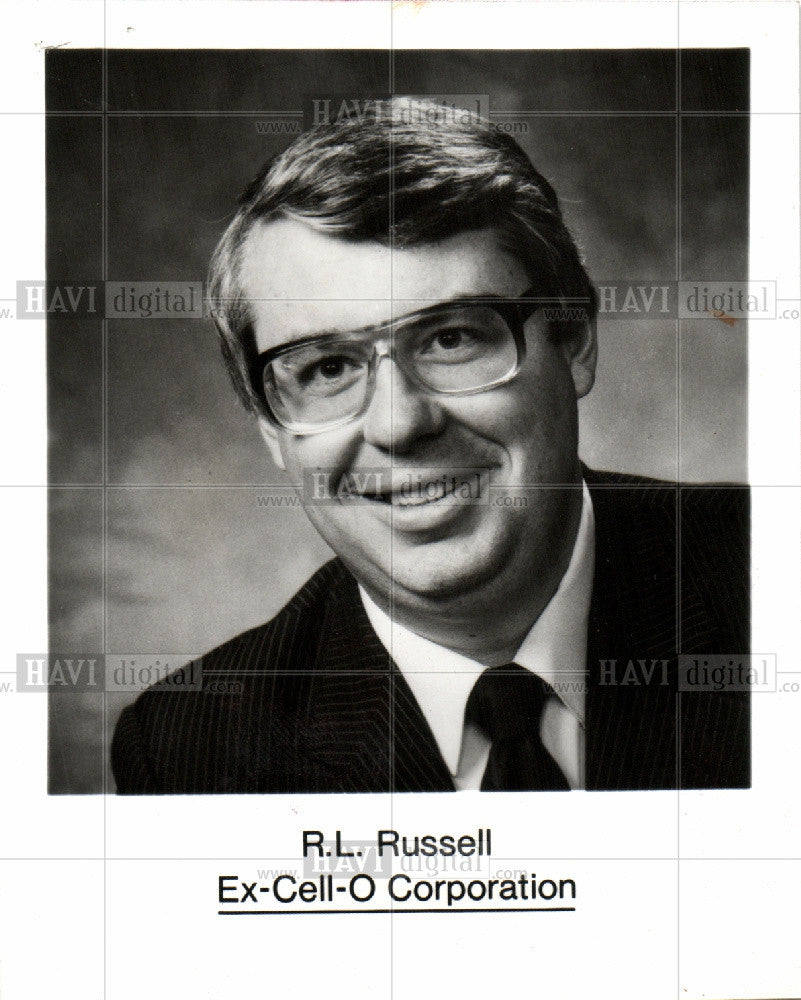 1981 Press Photo R.L RUSSELL - Historic Images