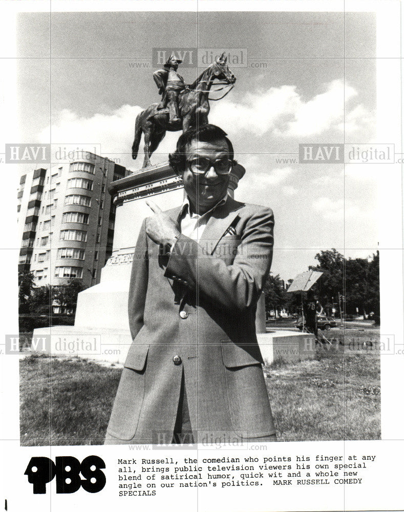 1979 Press Photo political satirist/comedian - Historic Images