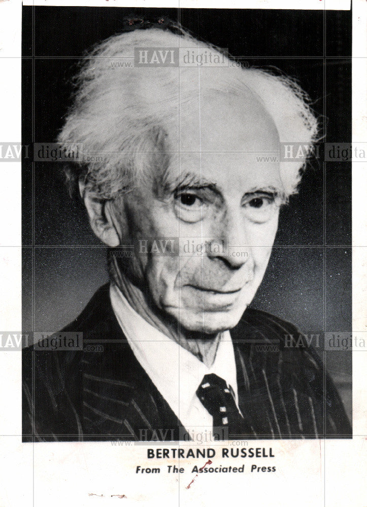 1962 Press Photo Bertrand Russell philosopher logician - Historic Images