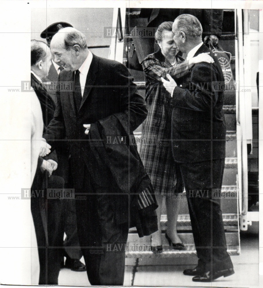 1964 Press Photo Mrs. Dean Rusk - Historic Images