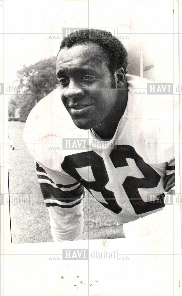 Press Photo Jerry Rush American football defensive - Historic Images