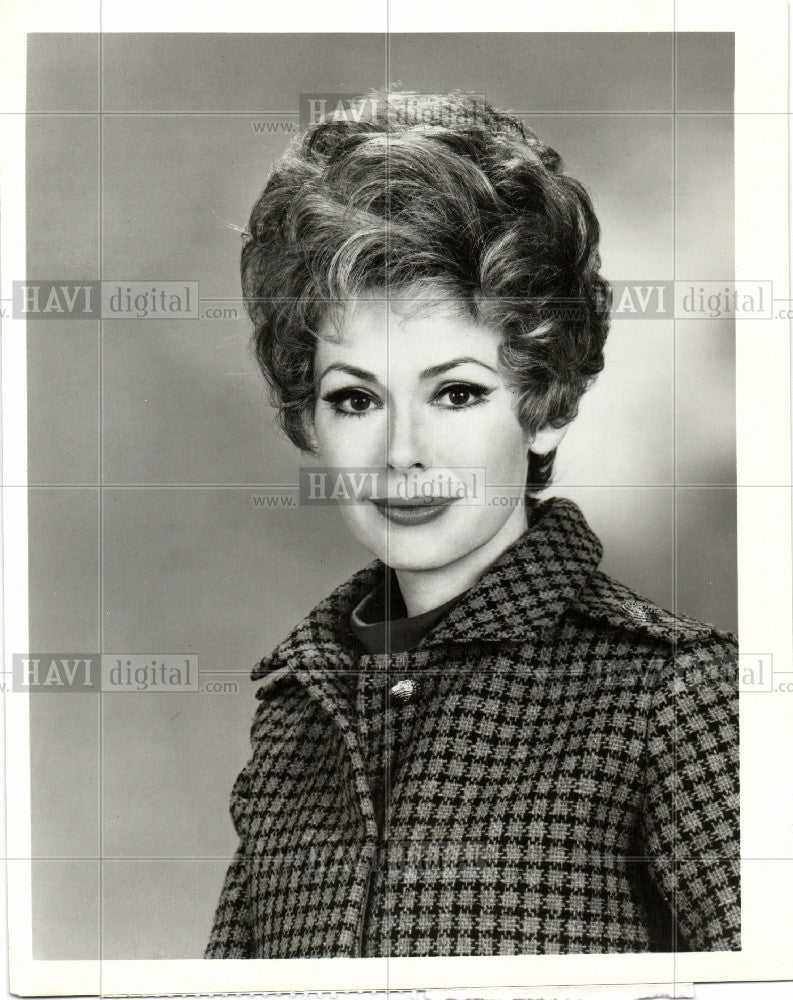 1968 Press Photo Barbara Rush Actress - Historic Images