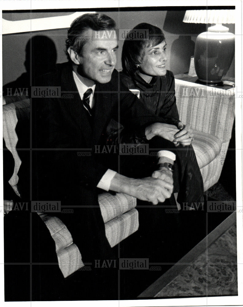 1982 Press Photo Philip Ruppe &amp; wife - Historic Images