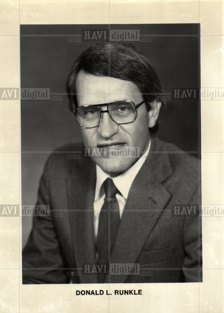 1991 Press Photo donald l.runkle director - Historic Images