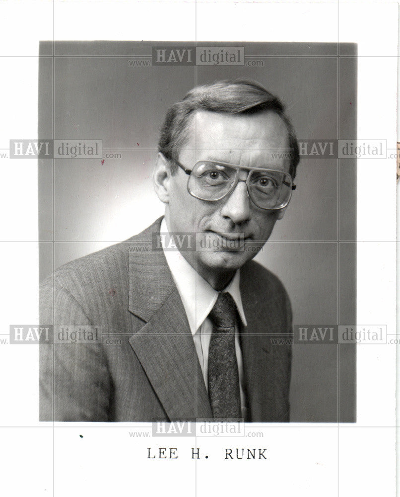 1988 Press Photo Lee H. Runk - Historic Images