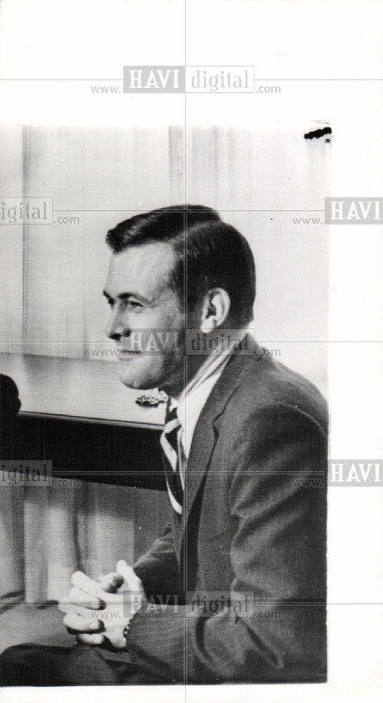 1969 Press Photo Donald Rumsfeld Politician Businessman - Historic Images