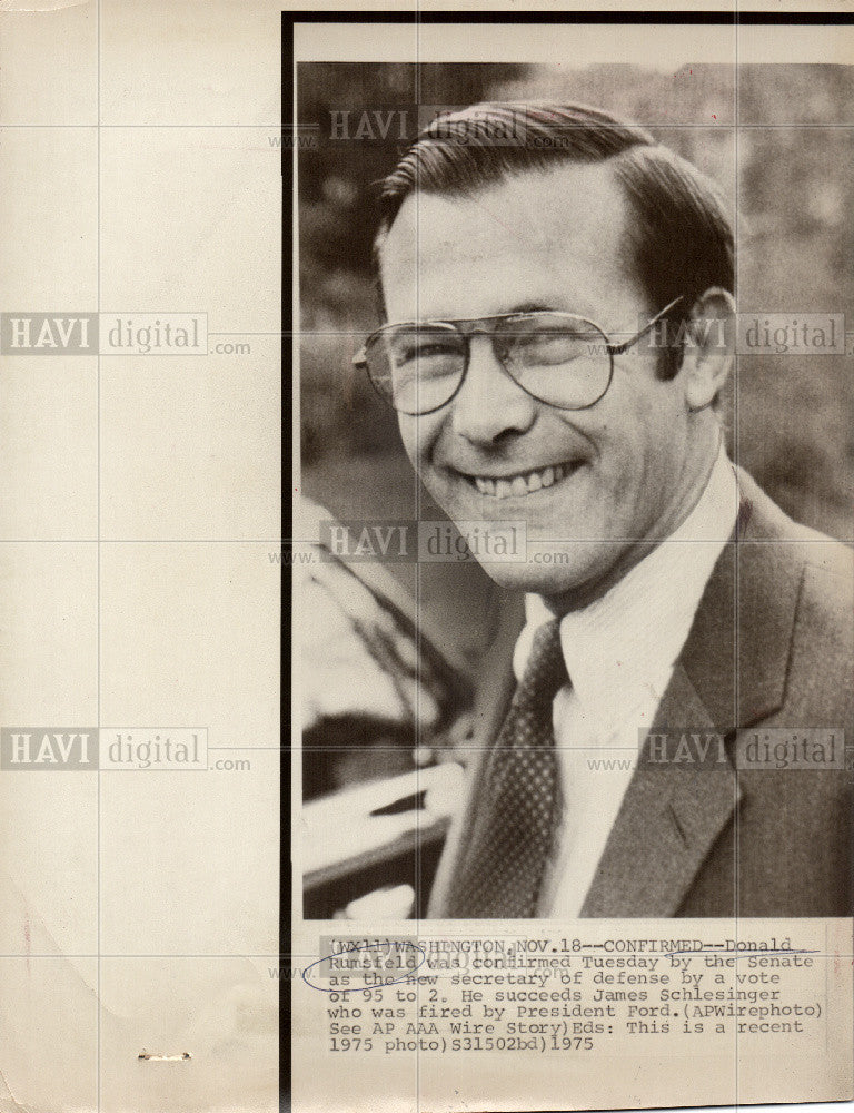 1975 Press Photo politician and businessman - Historic Images