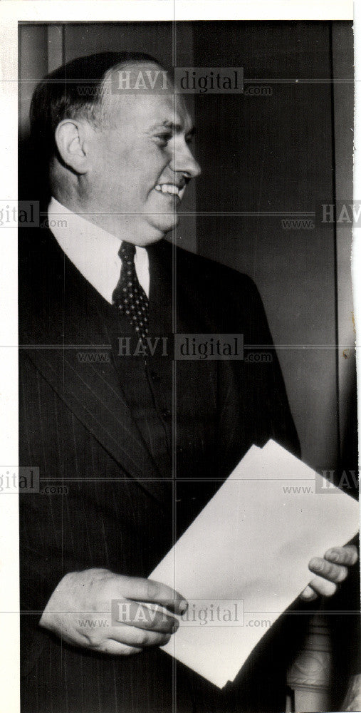 1943 Press Photo Beardsley Ruml - Historic Images