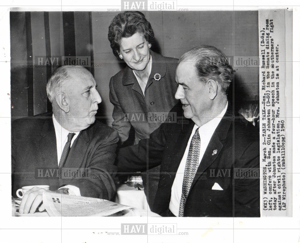 1964 Press Photo Southern Democratic politicians - Historic Images