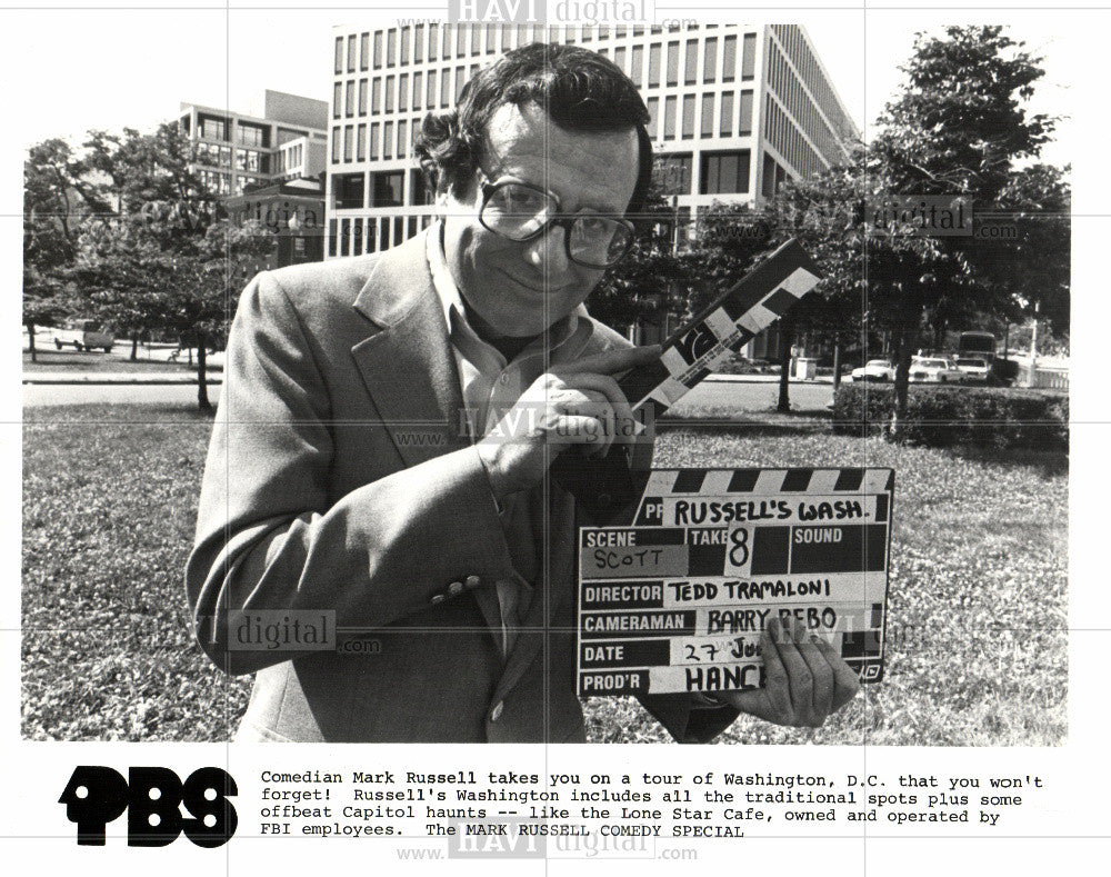 1979 Press Photo political satirist/comedian. - Historic Images