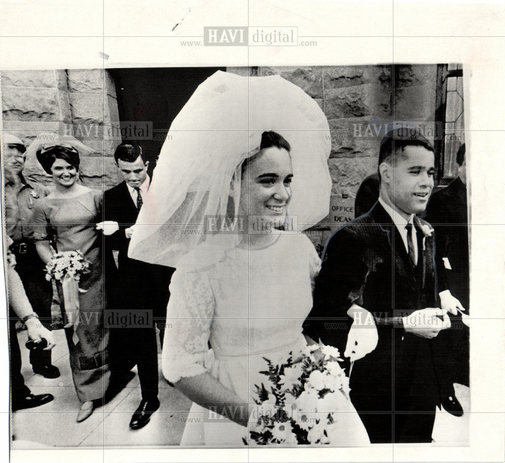 1967 Press Photo Guy Smith Margaret Rusk married - Historic Images