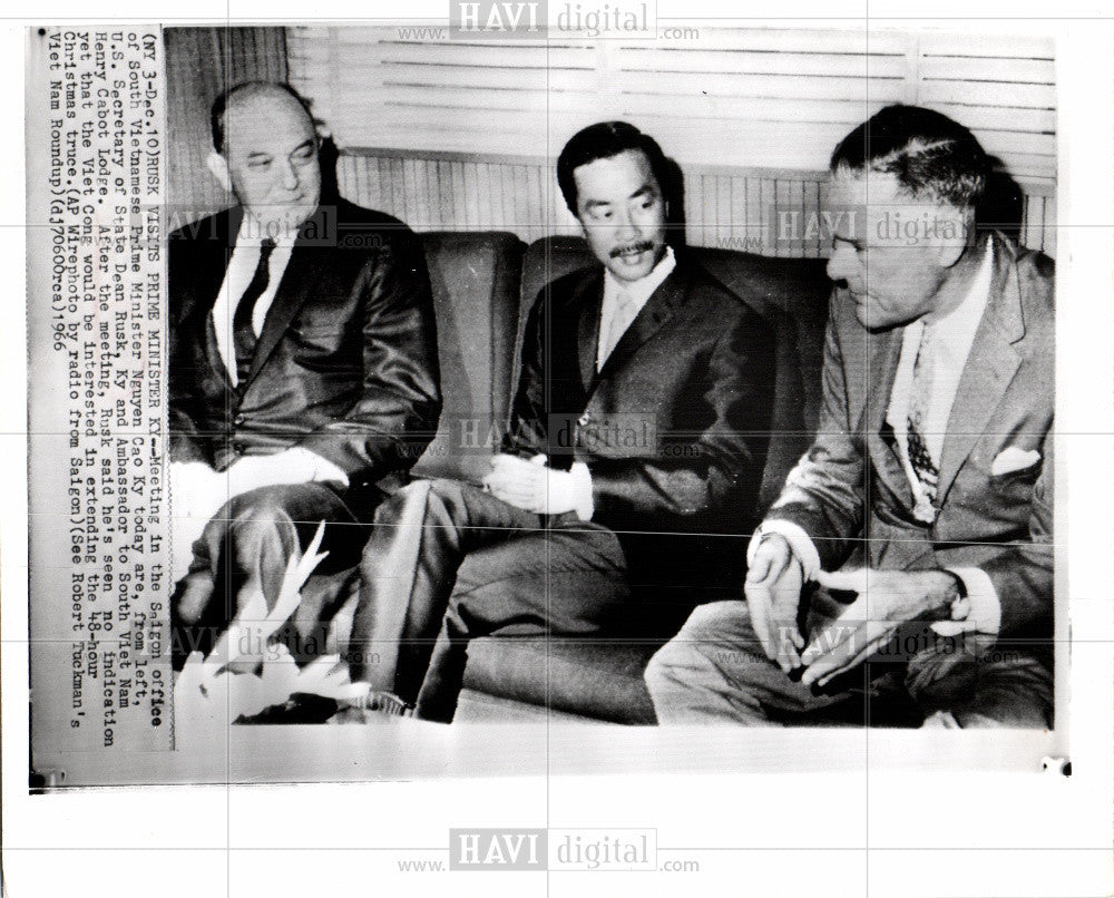 1966 Press Photo Nguyen Cao KY - Historic Images