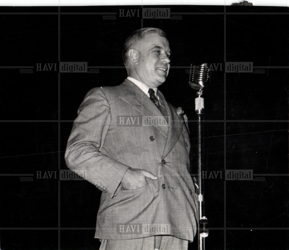 1945 Press Photo Jay D Runkle Dry Goods Assn Chairman - Historic Images