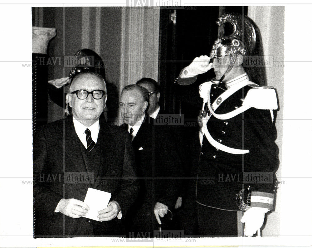 1970 Press Photo Mariano Rumor Italian politician - Historic Images