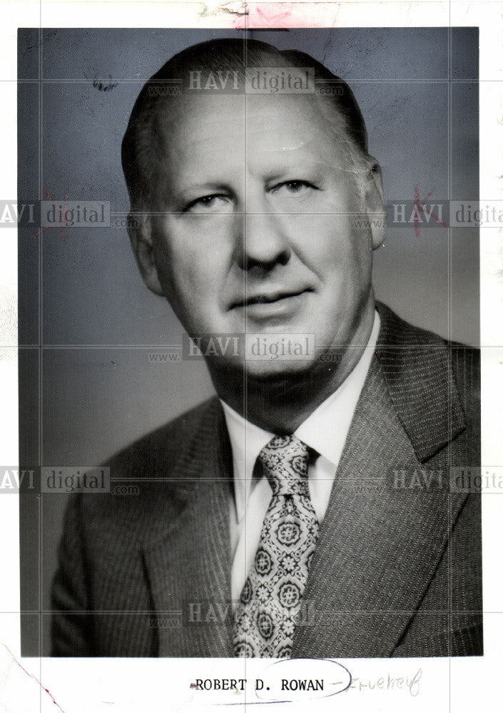 1973 Press Photo ROBERT D. ROWAN - Historic Images