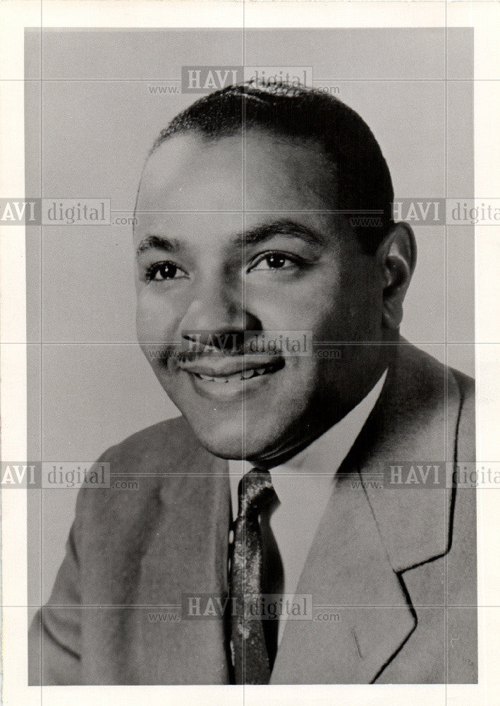 1960 Press Photo Carl Thomas Rowan Author - Historic Images