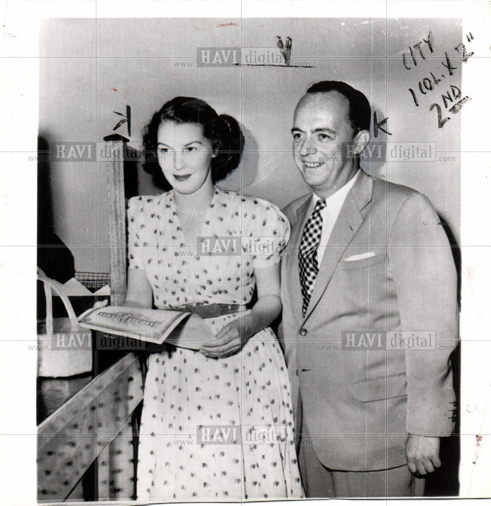 1952 Press Photo Martha Rountree Oliver Presbrey Press - Historic Images