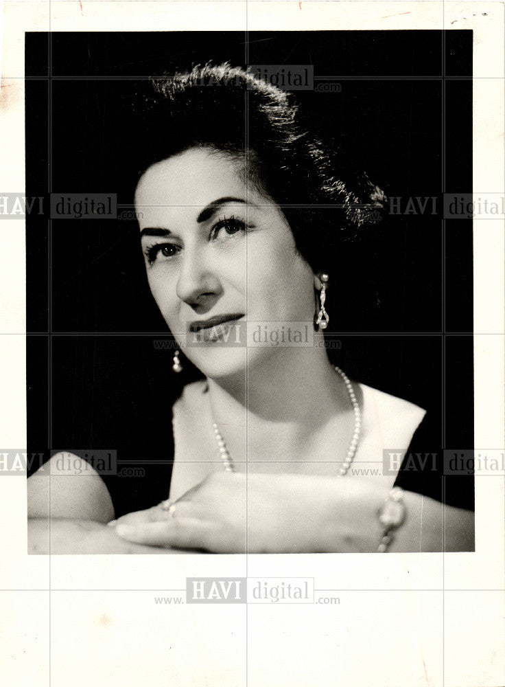 1962 Press Photo Maria Romill &quot;Tosca&quot; - Historic Images