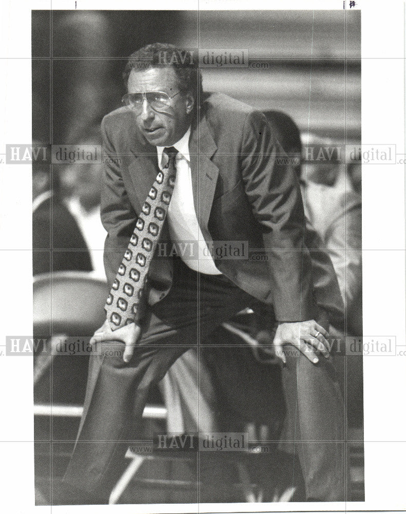 1992 Press Photo Ron rothstein,NBA,Coach,Player,Captain - Historic Images