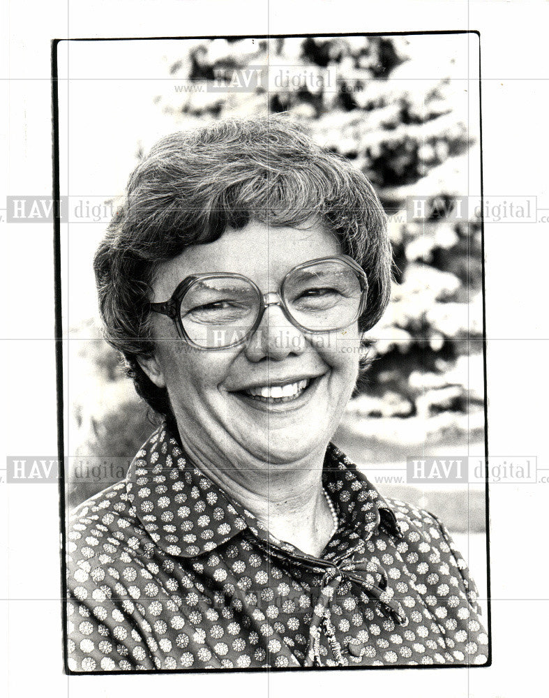 1981 Press Photo Charlotta Rothstein Writer - Historic Images