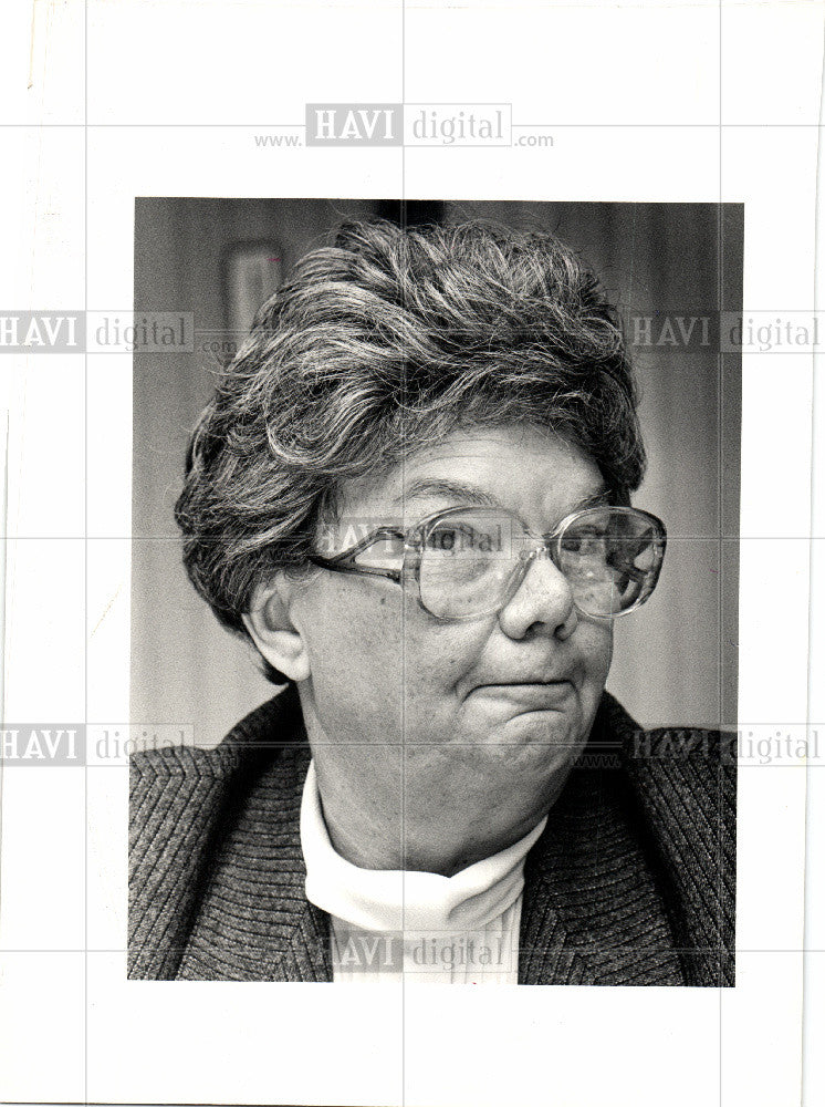 1986 Press Photo Charlotte Rothstein Oak Park Mayor - Historic Images