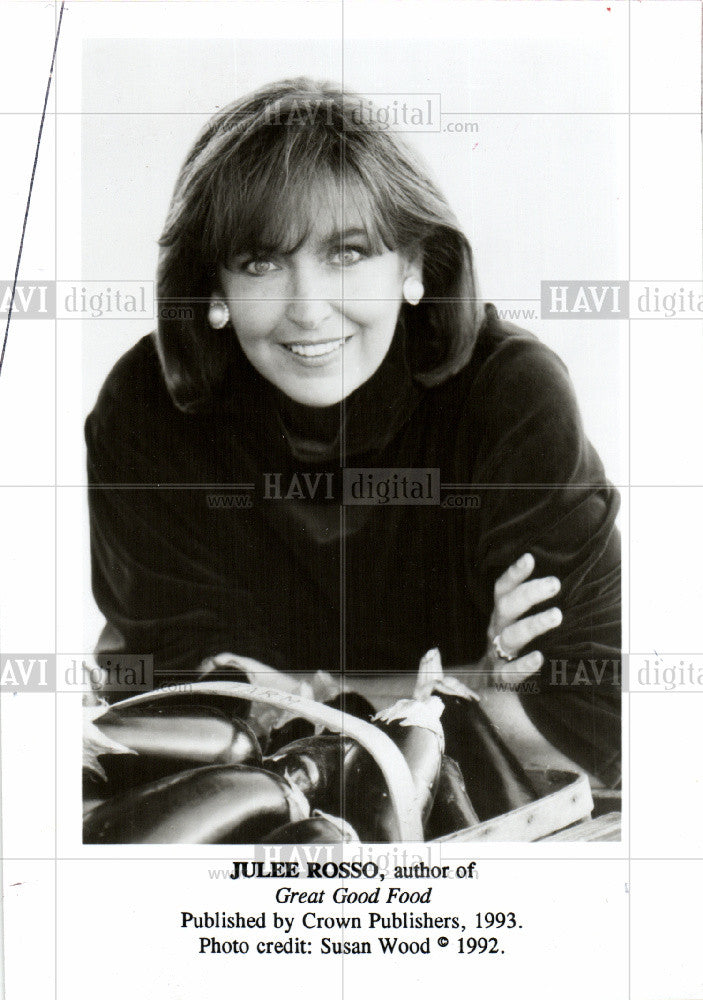 1993 Press Photo cook and food writer. - Historic Images