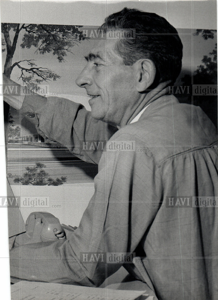 1963 Press Photo Louis Rasseti Grand Rapids Civic - Historic Images