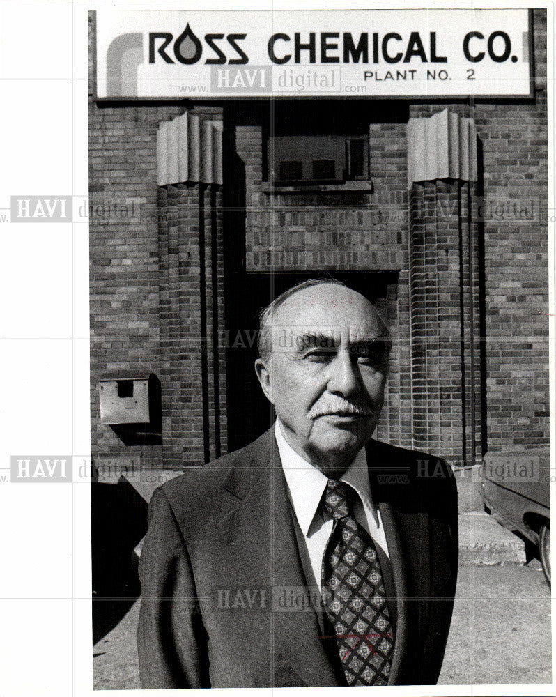 1979 Press Photo Victor Ross Businessman - Historic Images