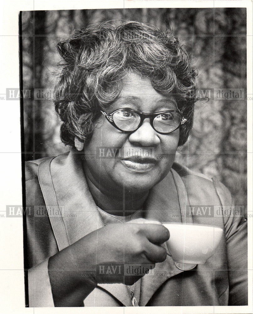 1971 Press Photo Mary Ross National Baptist Convention - Historic Images