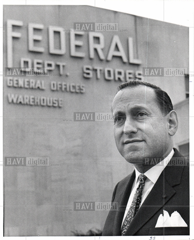 1965 Press Photo Joseph Ross President Federal - Historic Images