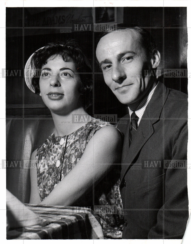 1958 Press Photo JOE ROTH AND WIFE - Historic Images