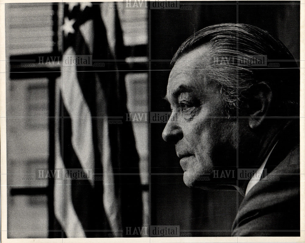 1972 Press Photo Judge Stephen Roth District Court - Historic Images