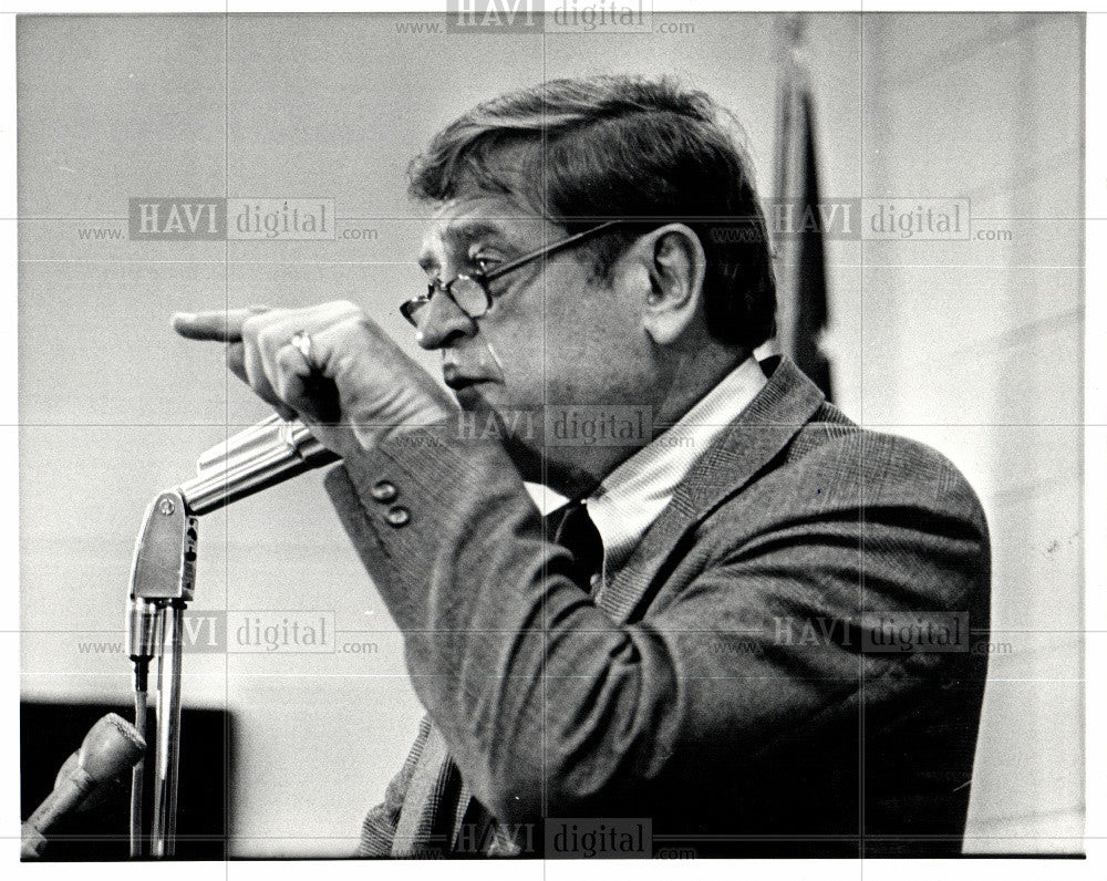 1981 Press Photo dan rostenkowski politician - Historic Images