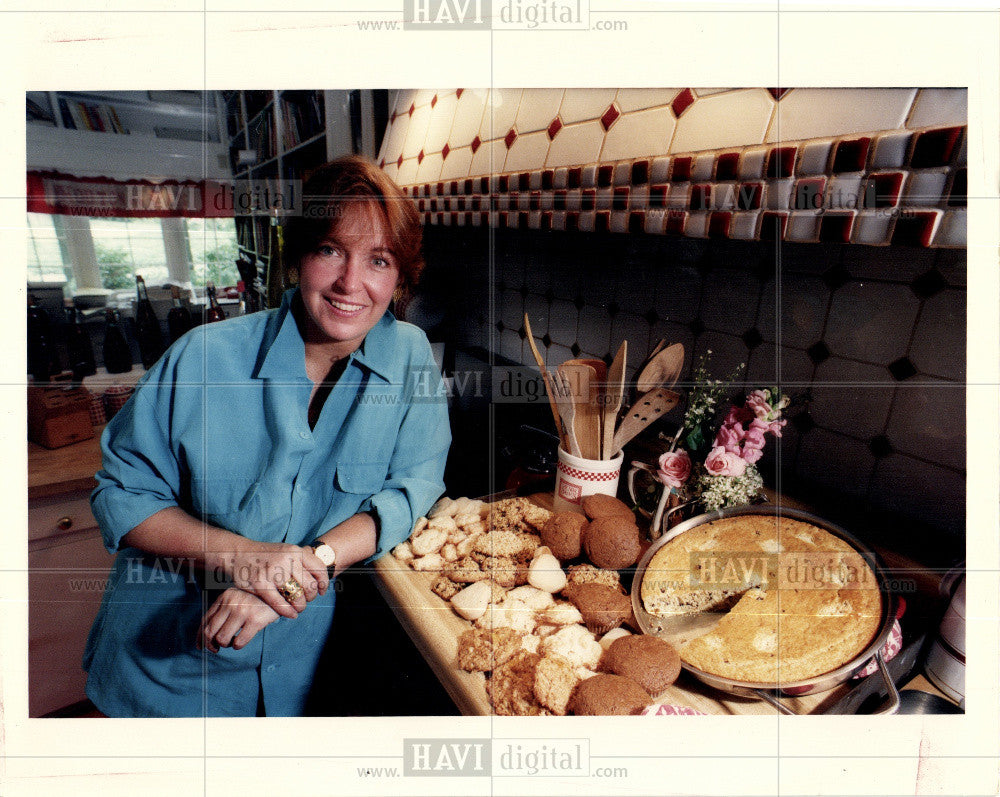 1993 Press Photo Julee Rosso, Food - Historic Images