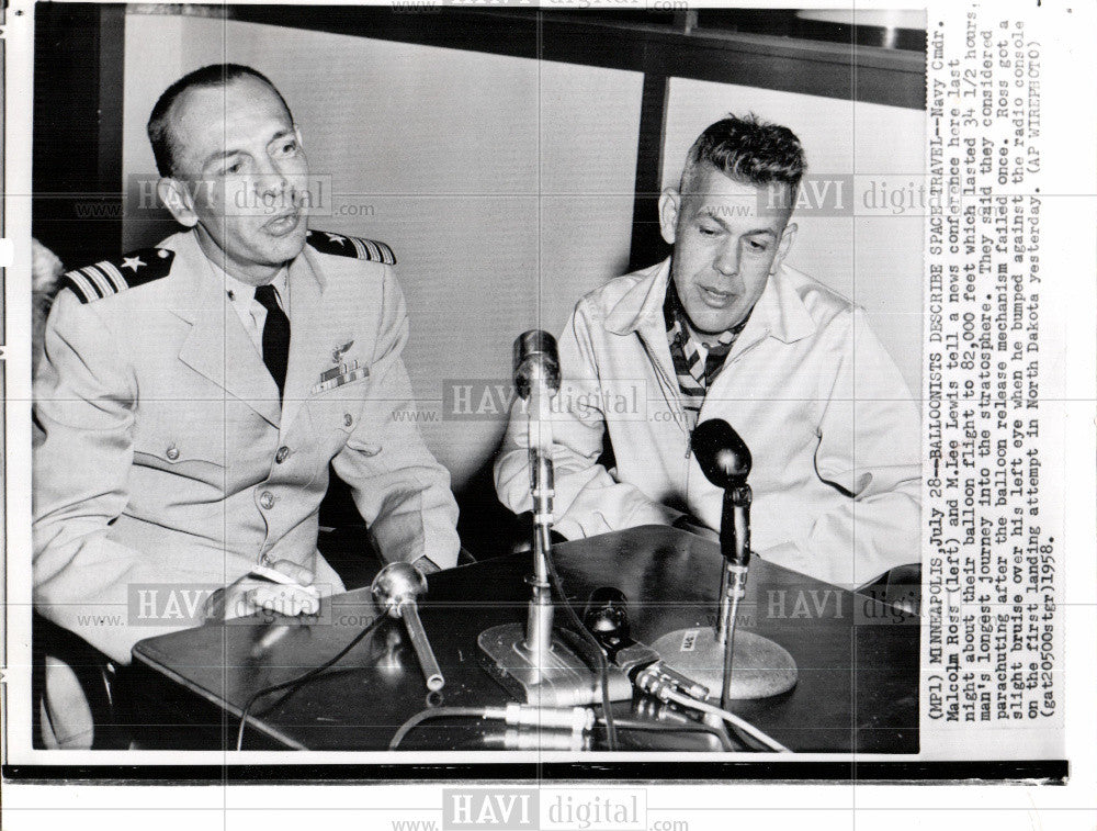 1958 Press Photo Malcolm D. Ross - Historic Images