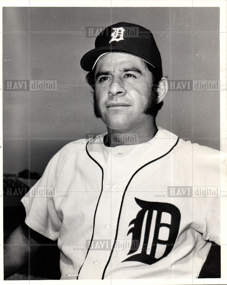 Press Photo Aurelio Rodriguez Detroit Baseball - Historic Images