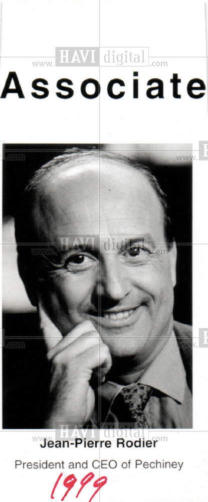 Press Photo Jean Pierre Rodier President  Pechiney - Historic Images