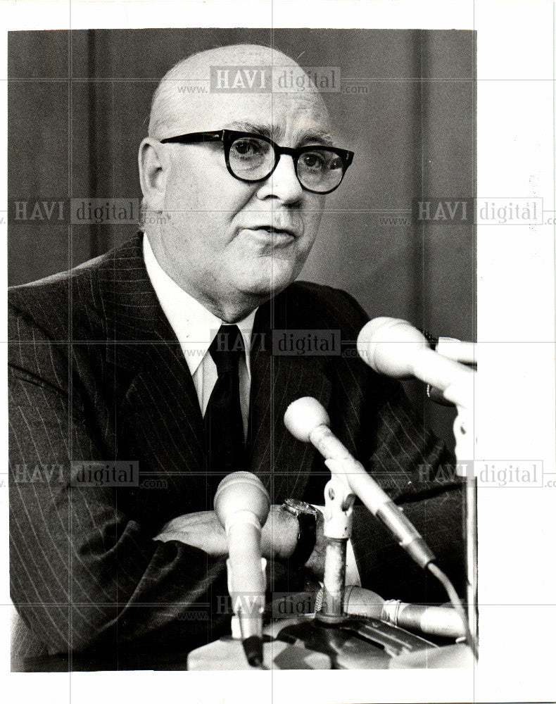 1980 Press Photo U.S. Steel chairman David Roderick - Historic Images