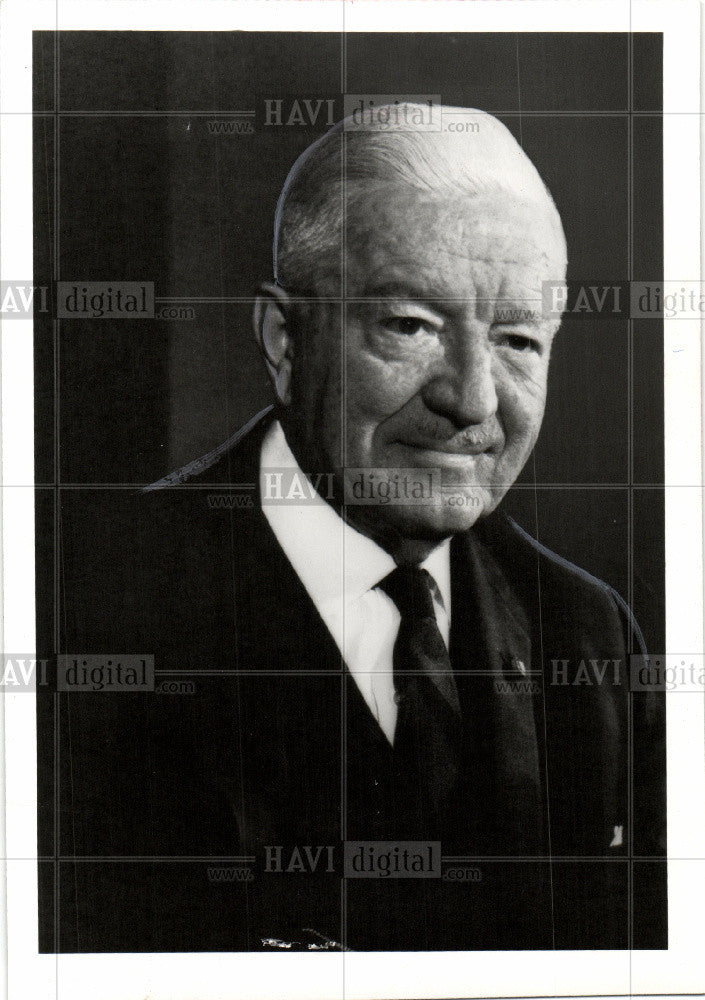 1966 Press Photo Willard Frederick Rockwell businessman - Historic Images