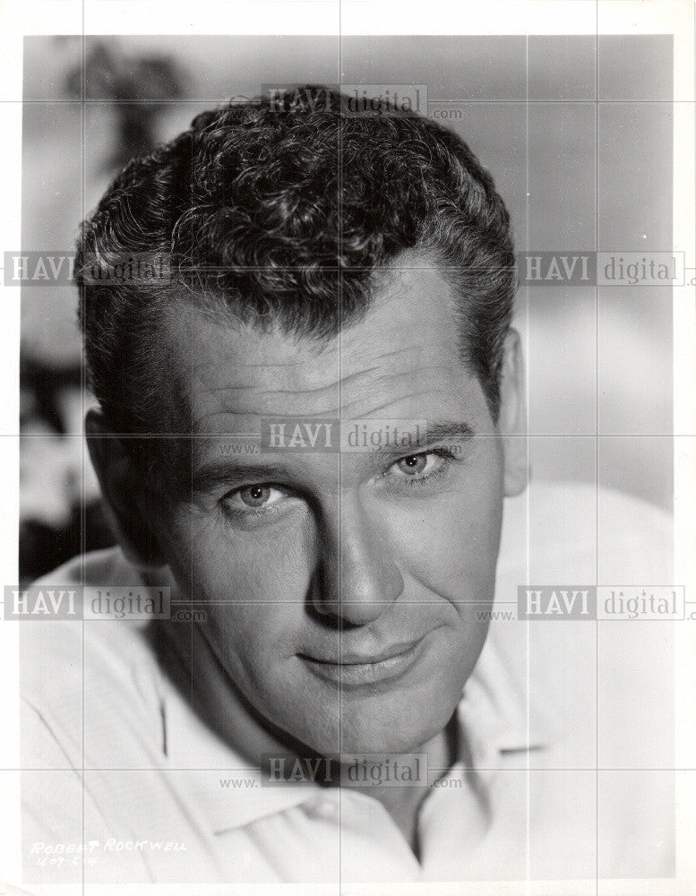 1956 Press Photo Robert Rockwell Actor - Historic Images