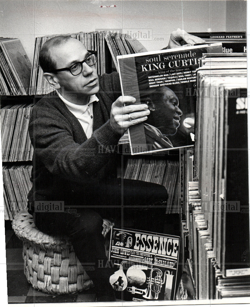 1966 Press Photo Jim Rockwell Radio Personality - Historic Images