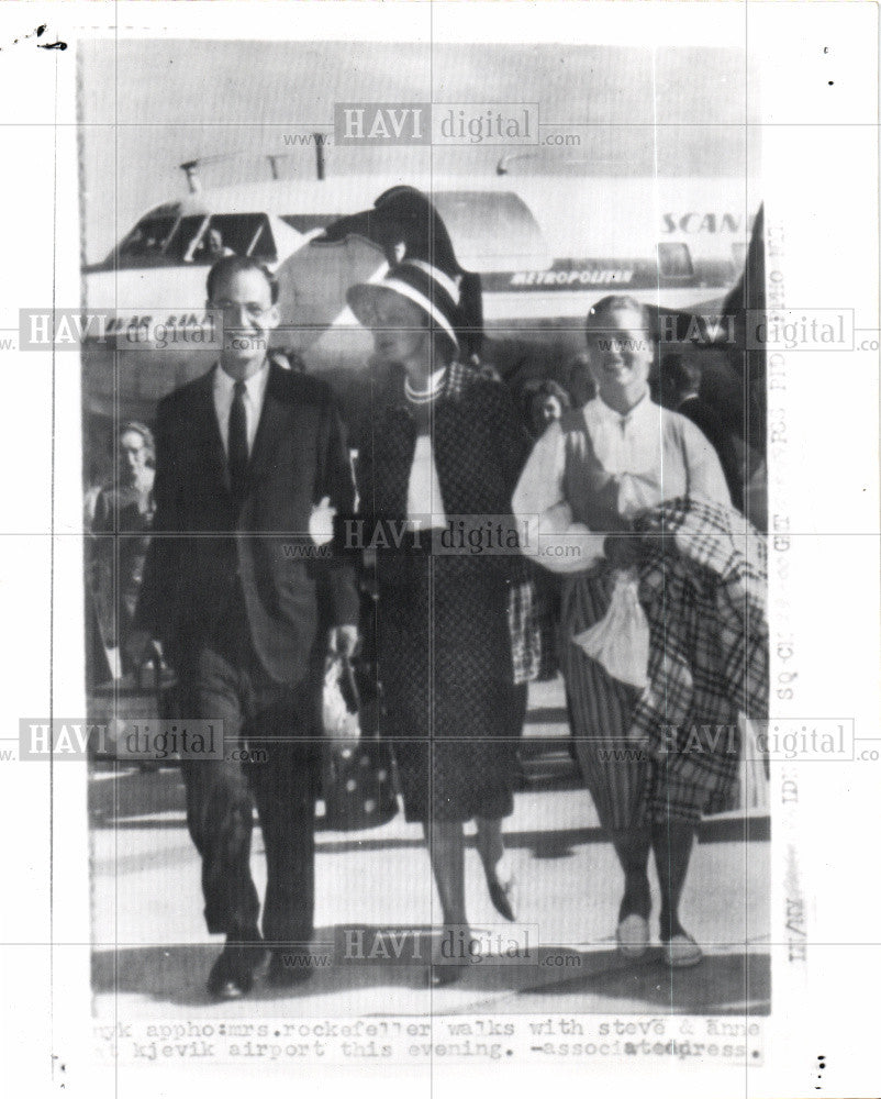 1959 Press Photo Mrs. Rockefeller Steve  Anne. - Historic Images