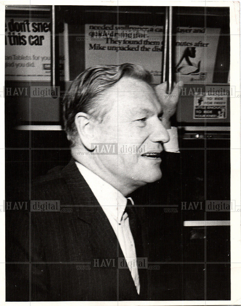 1967 Press Photo Nelson Rockefeller Vice President - Historic Images