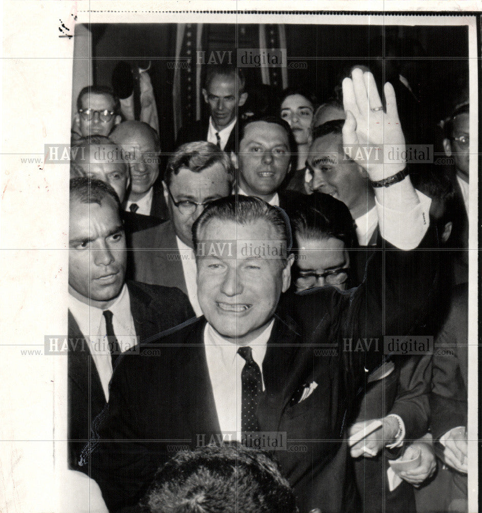 1964 Press Photo 41st Vice President - Historic Images